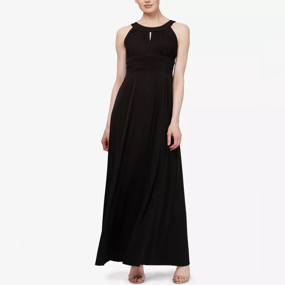 Elegant Black Maxi Dress NWT